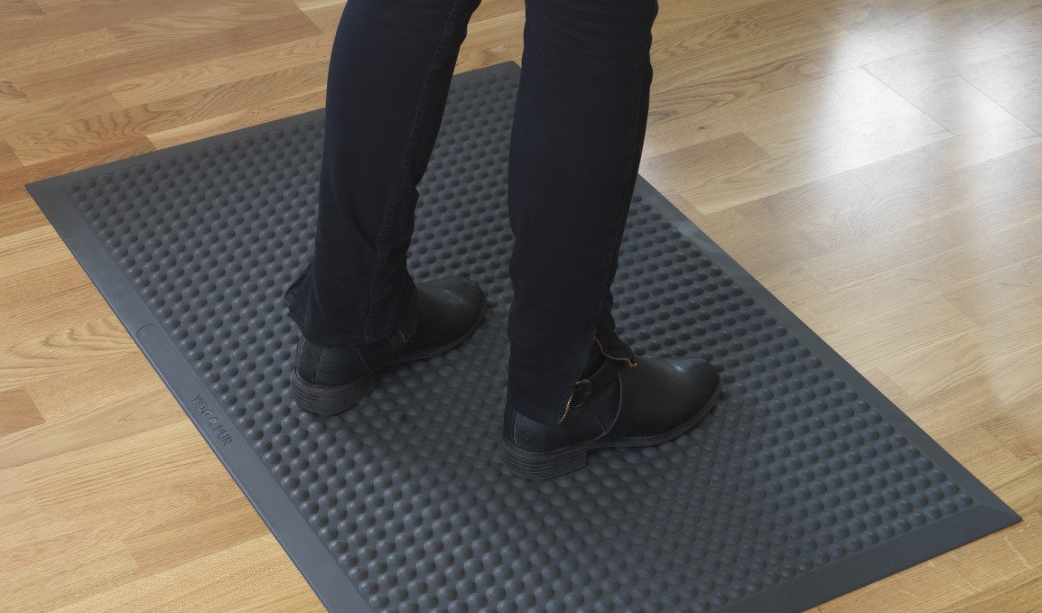 Ergo PUR ergonomiamatto työpisteellä